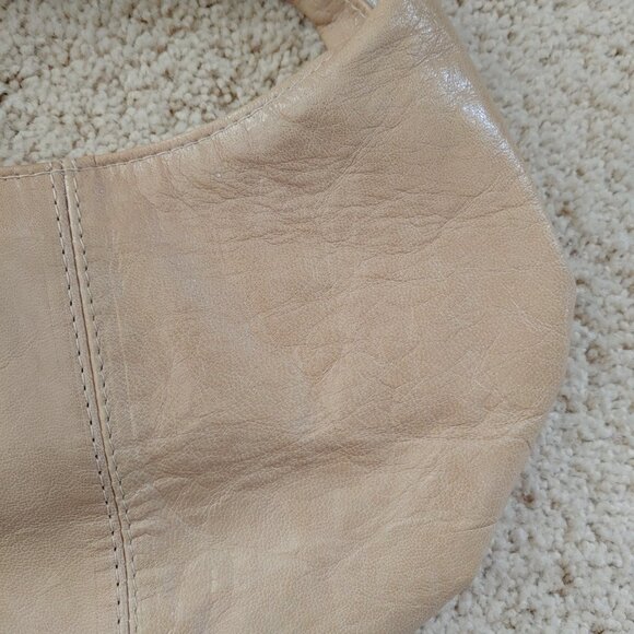 Custom Made Light Beige Leather Mini Handbag - Picture 14 of 16